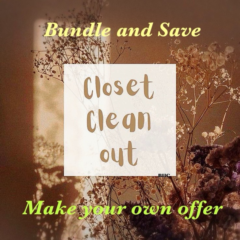 Closet Clean Out Bundle Sale - Make Your Own Offer